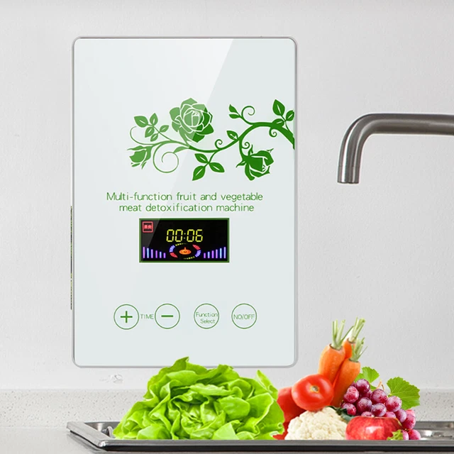 Food Vegetable Sterilizer Ozone Generator Air Purifier White 110V 600mg/h USA