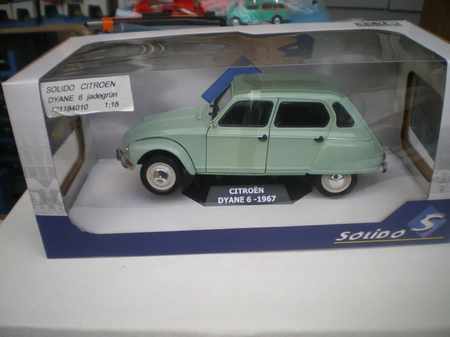 1/18 Citroen Dyane vert jade 1967 -1978  Solido  Neuf en boite 1184010 RARE