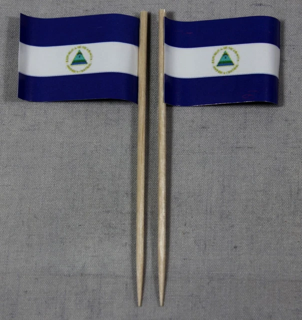 Pinchos para Fiesta Nicaragua 50 X Pieza Dekopicker Calidad Profesional