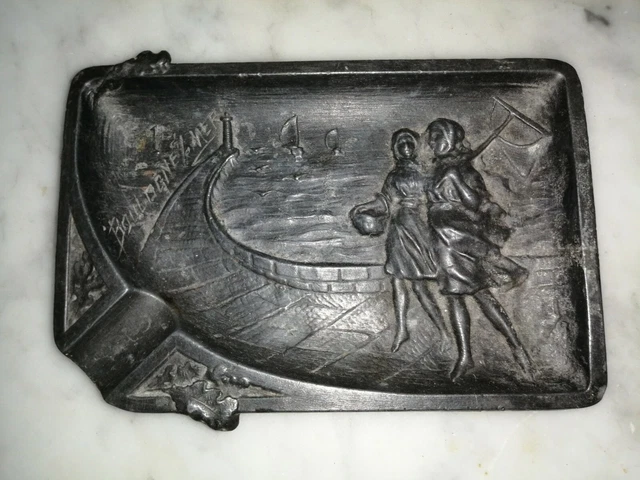 "Antique 1900 ""Boulogne sur mer"" empty ashtray"