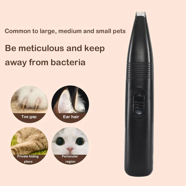 Electric Pet Hair Trimmer Dog Cat Feet Paw Shaver Cordless U Hot Kit F1 V9Y5