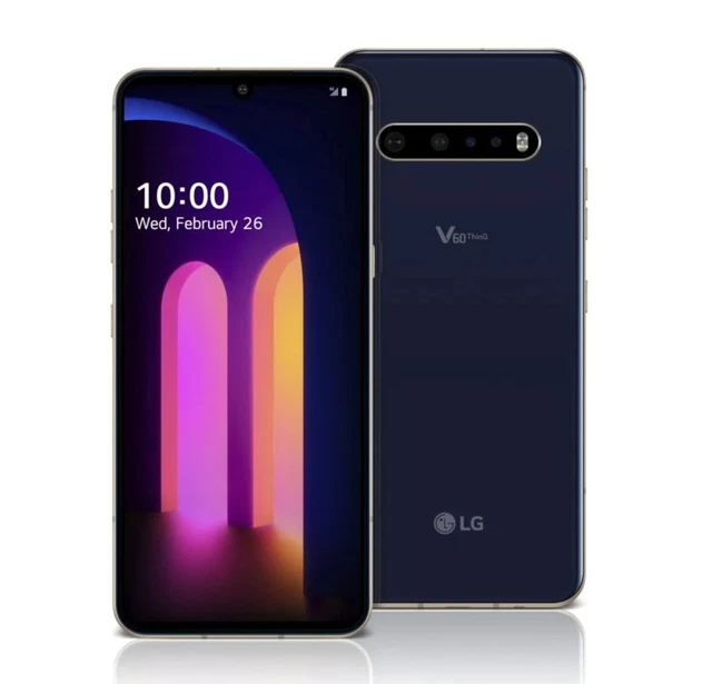 LG V60 ThinQ 5G SingleScreen 256 GB blu smartphone cellulare molto ben ricondizionato