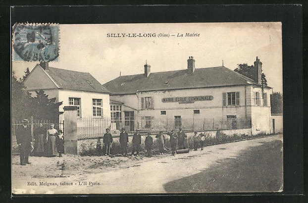 CPA Silly-le-Long Oise, La Mairie