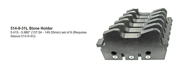 514-9-31L Stone holder (require 514-9-4G) fits Rottler H85A H86A H87A set 6 pcs