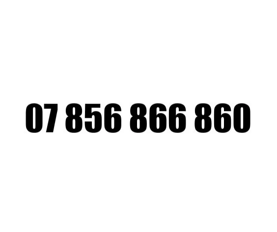 Gold Vip Business Easy Memorable Mobile Phone Number Platinum Sim 856 866 860