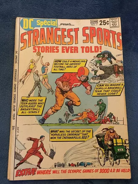 Free P & P; DC Special #7, June 1970: Strange Sports Stories! (KG)