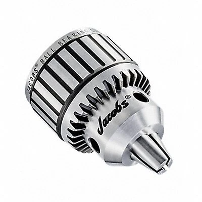 Jacobs Drill Chuck: Keyed, Jacobs Taper Mount, JT4 Mounting Size, Key # K4