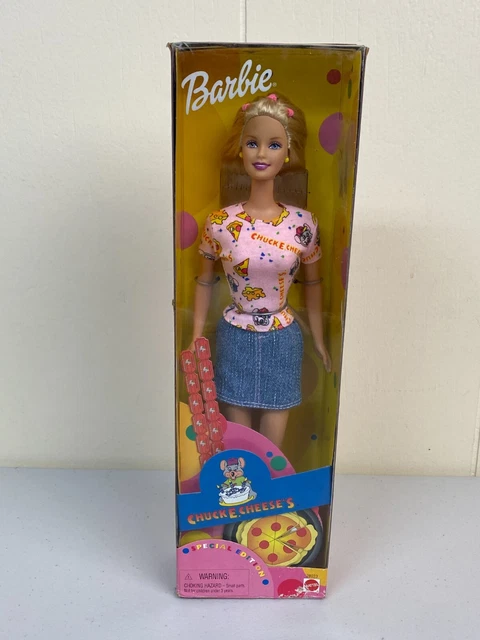 Barbie Chuck E. Cheese's Special Edition 1995 - Poupée Mattel Neuve En Boîte