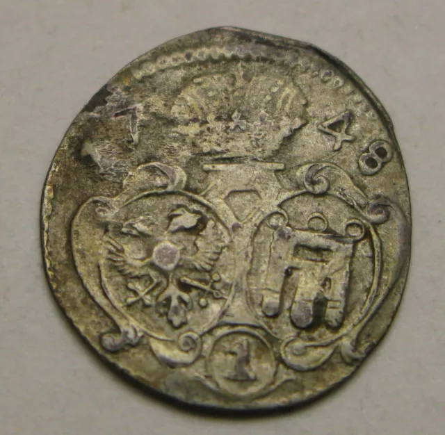 MONTFORT (German State) 1 Kreuzer 1748 - Billon - Ernst Max Josef - 3837