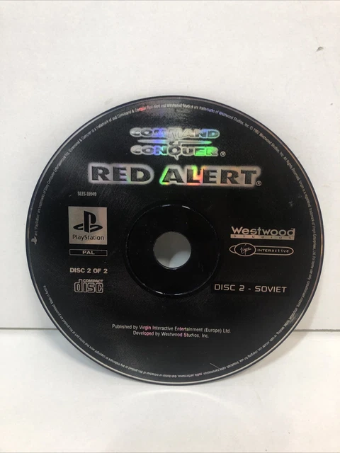 COMMAND & CONQUER Red Alert PS1 Sony Playstation 1 Disc 2 only £9.99 ...