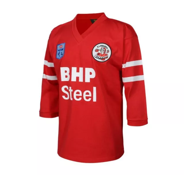 Illawarra Steelers Nrl Team 1987 Retro Heritage Replica Mens Jersey