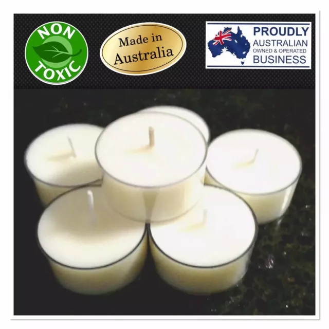 🔥x6 PREMIUM (5hr) ECOSOYA WAX "TEA-LIGHT" CANDLES🕯(SCENTED)~ECOSOYA WAX