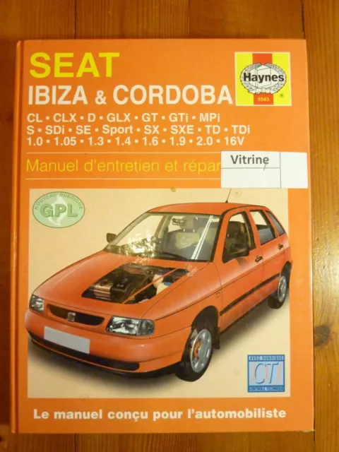 IBIZA 93-99 CORDOBA Revue Technique Haynes Seat Fr Etat - NEUVE PORT Reduit Fra