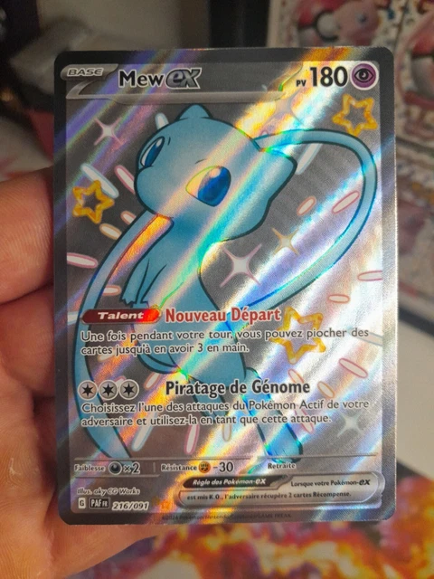 MEW EX 216/091 - PAF Pokemon Shiny Destino di Paldea - ITALIANO - NEAR MINT