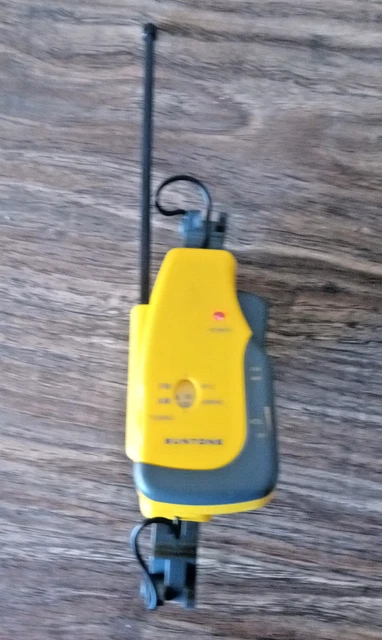 SUNTONE AM FM Headphone Radio Portable Audio Yellow Working 100% ...