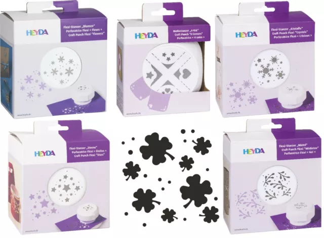 HEYDA Flexi Motivstanzer Papier Karton 4cm Motiv bis 220g/m² z.B.203687770 Auswa