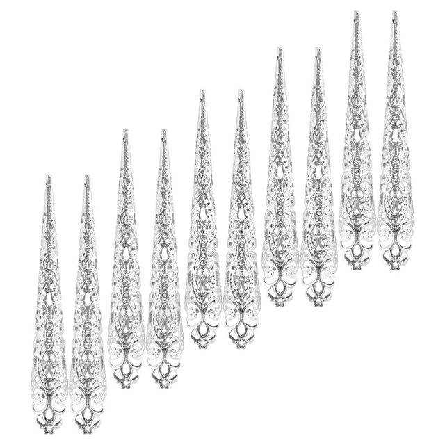 10 pz set unghie anelli per donna anello unghie uomo signorina