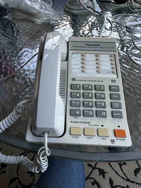 Vintage Panasonic Corded Landline Phone Model KX-T2355 SERIAL NO. 0BAQH22199