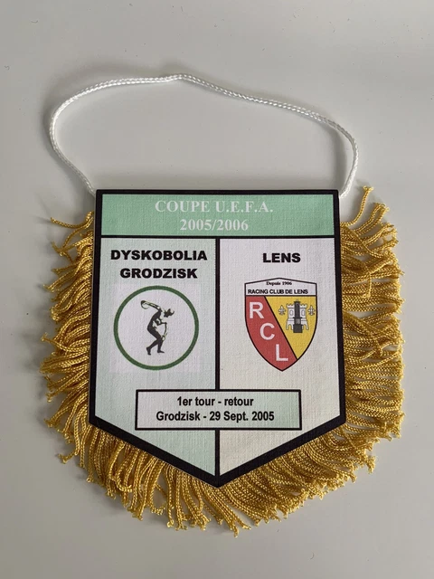 RC LENS RACING Club rare fanion maillot Europe 1 vintage football EUR 30,90 - FR