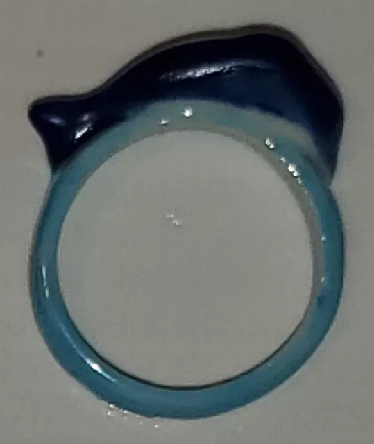 fève unité série trésors de fillettes 2009 bague bleue dauphin 2