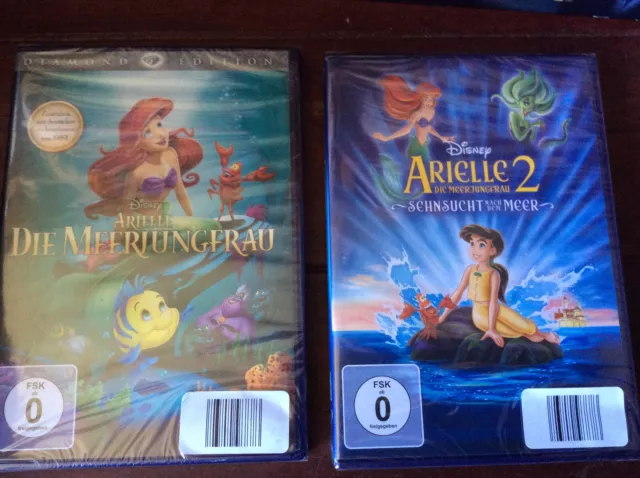 Arielle, die Meerjungfrau 1 + 2 [2 DVD] NEU OVP Walt Disney