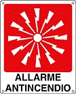Insegna 'FUGA ANTINCENDIO' Riflettente In Alluminio 2x12 Pollici - Buildingsigns.com