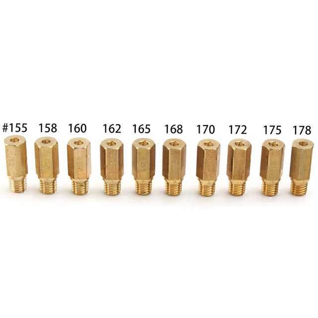 15-Piece Carburetor Main Jet & Pilot Jet Needle Kit For Keihin FCR, PWK, OKO, CVK Carburetors