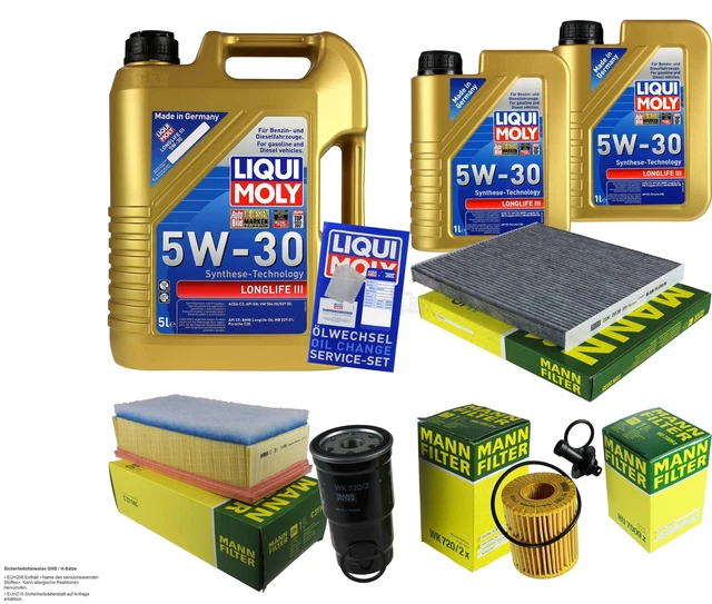 SCT Germany Kit Filtri Auto - Aria, Olio E Carburante (Set Ispezione 3 Pezzi)