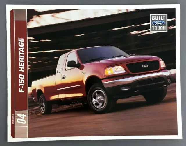 2004 Ford F 150 Heritage Pickup Truck Showroom Sales Booklet Dealership Auto USA