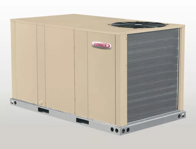 Lennox 2 Ton Package Unit Ac Rtu 230V 1Ph Gas Heat W/Economizer Kga Series