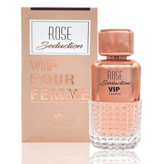 Alhambra Rose Seduction Vip Pour Femme 100Ml Eau De Parfum Personal Use & Gift