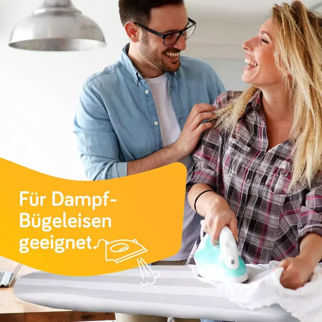 Bügelbrettbezug 120X40 Für Dampfbügeleisen Mit Polsterung I Bügelbrett Bezug Mod 2