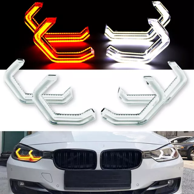 M4 Concept Iconic Style Angel Eye Turn Signal For BMW 3 4 Series F30 F31 F34 F82