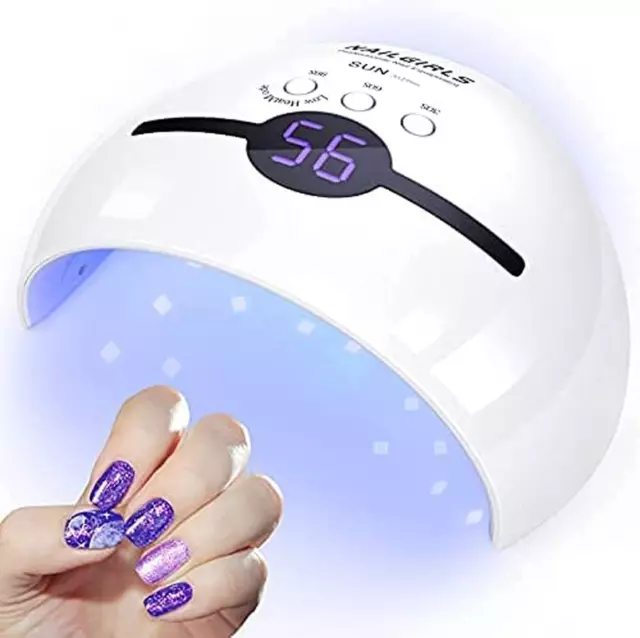 Lampade UV per Unghie, 48W Portatile Lampada per Unghie Asciuga Smalto