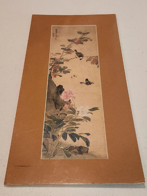 Chinese Bulbul Hanging Scroll By Weng Luo Qing Dynasty Shanghai Museum Of Art