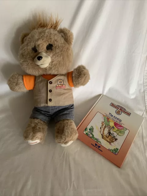 Teddy Ruxpin 2017 Animated Storytelling Bear Bluetooth LCD Eyes Tested Works EUC