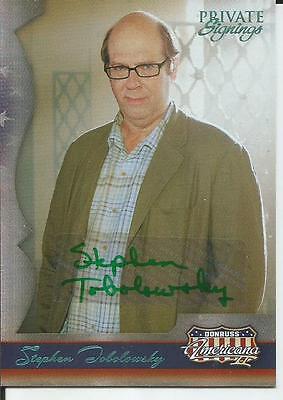 2008 Donruss Americana Private Signings - Stephen Tobolowsky Auto - Ned Ryerson