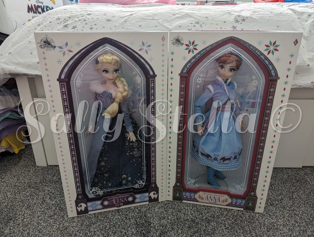 Disney Store Frozen DISNEY STORE OLAF'S Frozen Adventure Elsa And Anna Limited Edition Doll ...