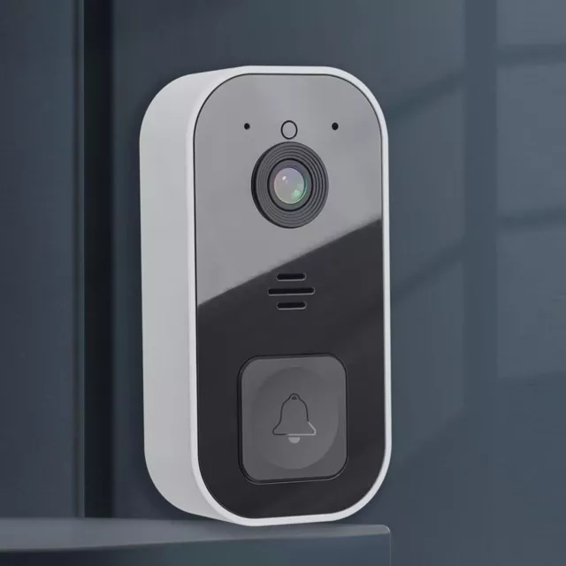Sonnette WiFi avec caméra HD vision nocturne vidéo intelligente sonnette...