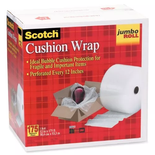 Scotch Cushion Wrap - 12.50" Width X 175 Ft Length - Lightweight, Non-scratching