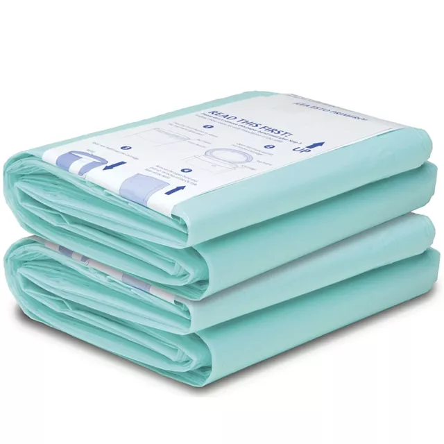 4-Pack Diaper Dekor Pail Liner Refills Biodegradable Tough on Odor Powder Scent