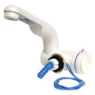 SHURflo 94-009-10 Plastic White Electric Pull-Down Kitchen Faucet