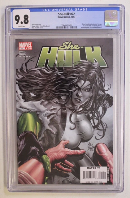 She-Hulk #22 CGC 9.8 NM/MT Marvel 2007 KEY 1st App Jazinda & Hi-Lite Peter David