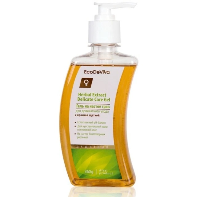 Delicato gel per la cura dell'estratto di erbe intimo femminile, 360 g
