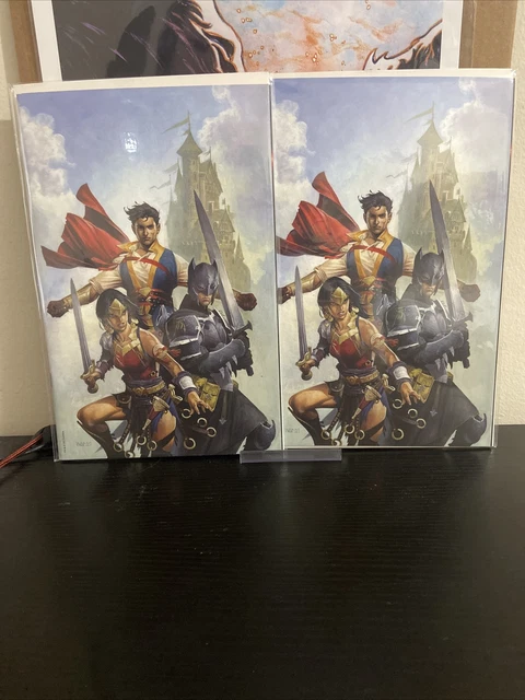 Dark Knights of Steel #1 "In The Beginning" Wayne Reynolds Team Variant SET OF 2