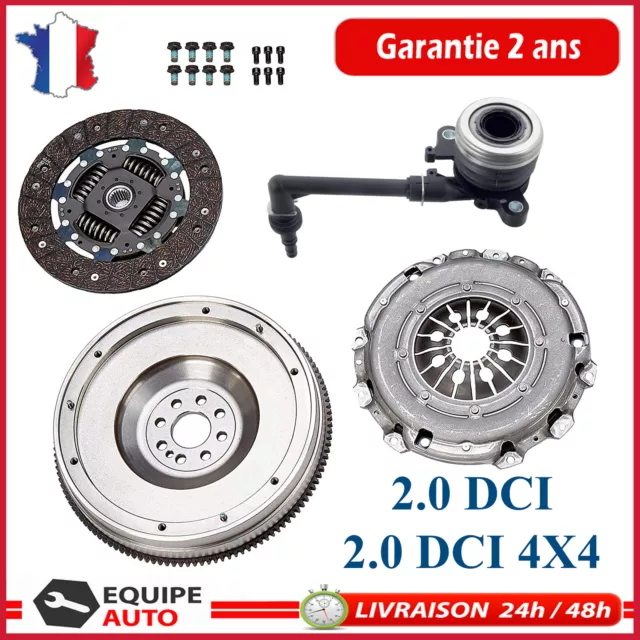 KIT 4 PIECES VOLANT MOTEUR RIGIDE pour RENAULT KOLEOS 2.0 DCI 150 835053 835054