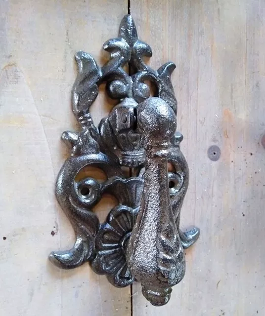 Heurtoir de Porte Antique Nostalgie Gründerzeit Style Fonte Métal Cottage Neuf