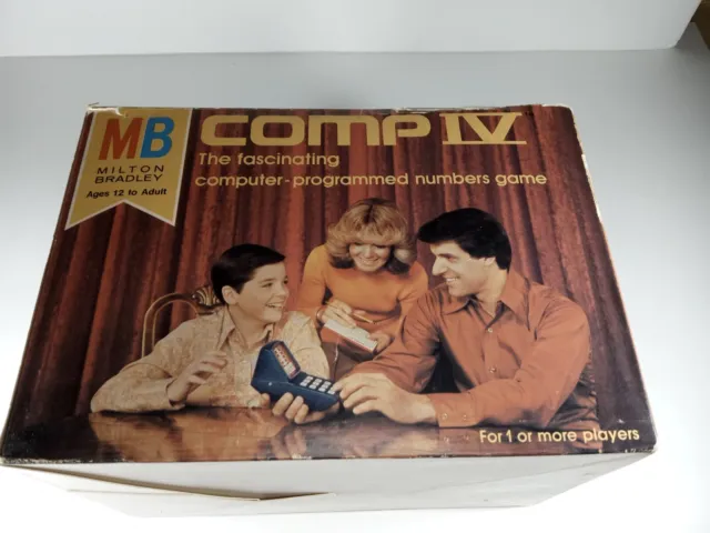 Vintage 1977 Milton Bradley Comp IV Number Sequence Electronic Brain Game, Toy