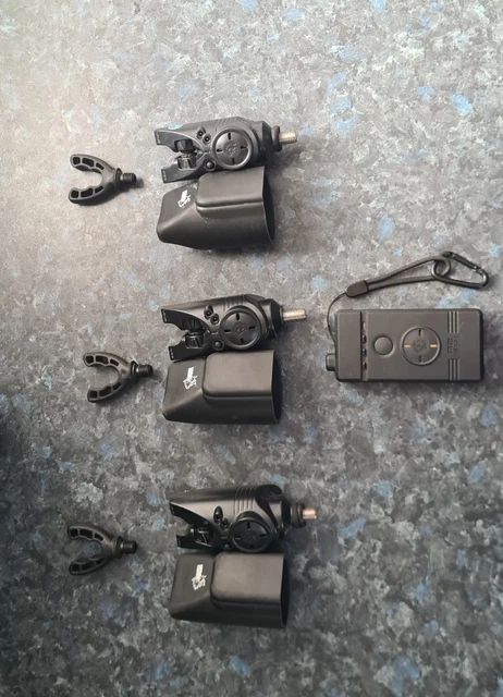 NASH SIREN S5R Bite Alarms x3 With Receiver PicClick UK