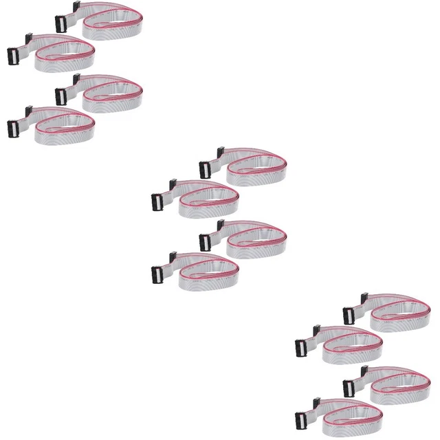 12 pcs 16 Pin Ruban Connecteur IDC Fil 16 Pin Ruban Câble